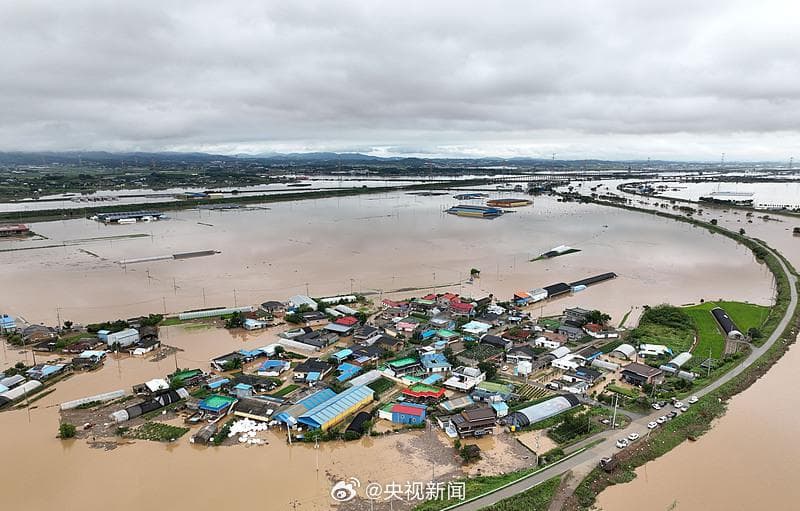 韩国多地破纪录暴雨已致4死