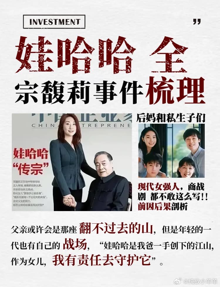 宗馥莉被起诉后娃哈哈销量骤降
