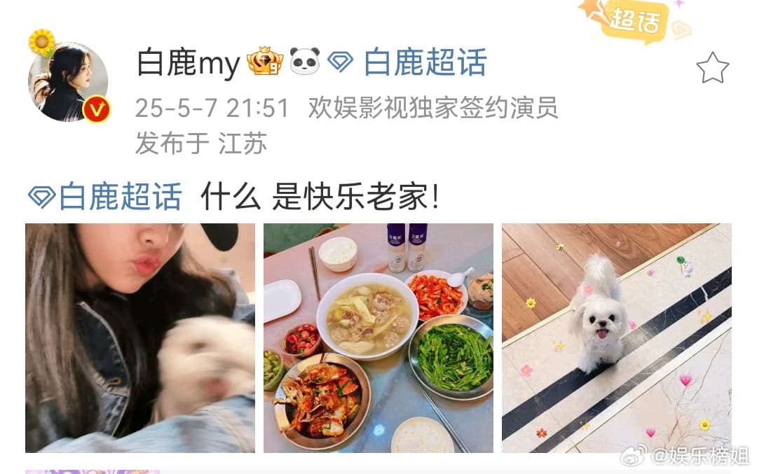 白鹿回老家了