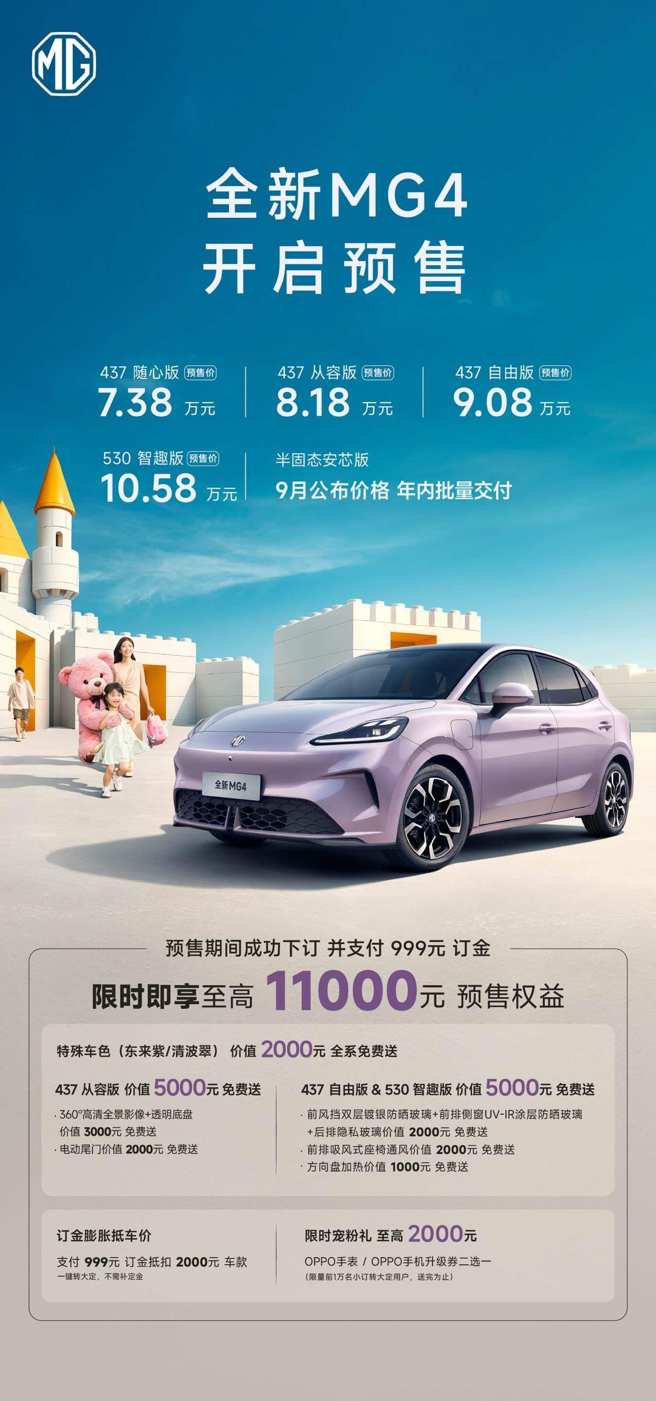 19:30直播发布MG4半固态版本