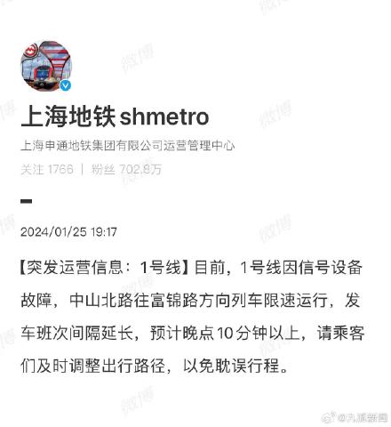 Shanghai Metro Line 1 Faces Delays and Frustrations Amid Signal Malfunction
