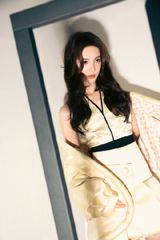 Actress Kim Chen Causes a Stir at W Gala in Unique, Warm Winter Outfit