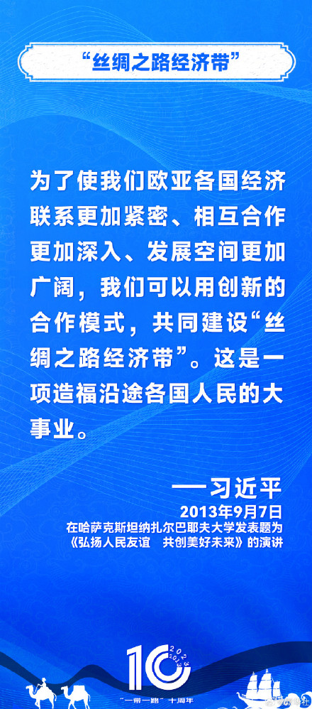 Adopts a win-win cooperation path towards the One Belt, One Road Initiative bringing about development and prosperity