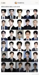 In a recent online poll conducted by Chinese netizens, 30 male celebrities have been collectively dubbed as "the most handsome" in the entertainment industry. The list sparked a lively discussion among the Weibo community, with users expressing their opinions and critiques on the matter.