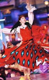 A young girl from Xinjiang has captured the hearts of Chinese netizens after her performance of a dance popularized by Chinese actress, Dilraba Jin, on a Chinese television program went viral. The video, which has been widely shared on social media, has left many in awe of the young girl's talent and grace. The video shows the young girl, who has not been publicly named, performing a dance routine similar to that which Dilraba Jin showcased during the 2021 CCTV Spring Festival Gala, commonly known as Chunwan. In the original performance, Dilraba Jin performed a traditional Xinjiang dance, showcasing the rich and diverse cultural heritage of the region. Her performance has been widely praised and viewed by millions of people around the world. The young girl's rendition of the dance has been met with enthusiasm and admiration from Chinese internet users. Many have taken to social media to express their delight at her performance, with some even comparing her to a porcelain doll. Others have praised the young girl's ability to dance with such poise and elegance, despite her young age.