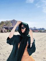 Chinese actress Liu Yifei, known for her roles in popular television dramas and as a global fashion icon, has once again captured the hearts of fans and netizens with her recent photos taken in Abu Dhabi. The stunning images, which have gone viral on Chinese social media platform Weibo, show the actress radiating beauty and grace as she dons elegant designer outfits and poses in front of the gorgeous backdrop of the UAE capital.