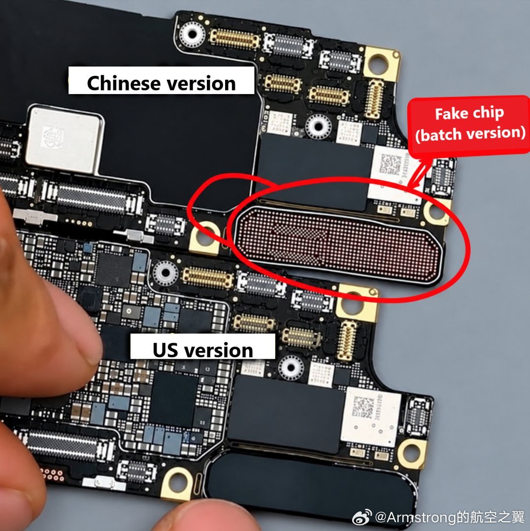 Viral Teardown Accuses Apple of Cutting Corners on the Chinese iPhone Duo
