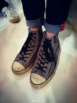 Nike's latest figures show the canvas classic shrinking fast in the market that once kept it everywhere: Converse revenue is down 31% for the year and 28% in the latest quarter, as China's students trade Chuck Taylors for thick-soled retro runners.