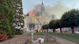 Hundreds of thousands of people marched across France on October 17 to protest the cost of living, and the day ended with shops looted, more than a thousand arrests and a 143-year-old town hall gutted by fire. On Chinese social media, where the unrest trended three times at once, the burning of the Limoges town hall became the image that defined the day.