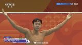 Nineteen-year-old Zhang Zhanshuo won the Asian Games men's 200m freestyle in Asian-record time on Wednesday, on a night when veteran backstroker Xu Jiayu became the most decorated Chinese athlete in the Games' history and 13-year-old Yu Zidi collected a third gold.