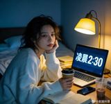 A late-night recovery guide trending at No. 5 on Weibo offers concrete advice — rehydrate before caffeine, cap naps at 30 minutes, walk in daylight, no coffee after noon — and a reminder of why 熬夜, staying up too late, is one of the most loaded words in Chinese internet life.