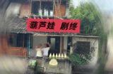 Chen Jin'ao, 75, became a national attraction after a photo of the seven bottle gourds on his balcony spread online. On October 10 he hung a handwritten sign ending all interactions with visitors: 'From today, no more. Please understand. I love you.'