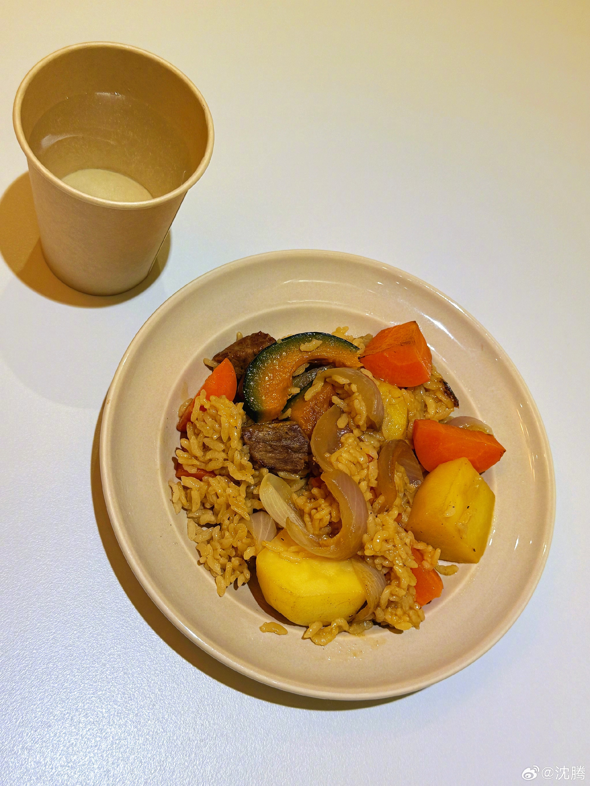 The actor's own Xufu braised rice, in the post that capped the recreation wave. Photo: @沈腾