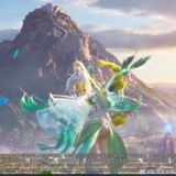 As part of the ninth anniversary celebration of the popular mobile game《王者荣耀》(Honor of Kings), a new skin for the character Wang Zhaojun has been released. The skin, named "映山客" (Yìng Shān Kè), has sent fans into a frenzy with its breathtaking design. According to promotional images, the new skin features Wang Zhaojun in a classical attire adorned with azalea flowers, a traditional Chinese motif. Her long, purple locks cascade down her back, and her elegant outfit is complete with a traditional Chinese hat.