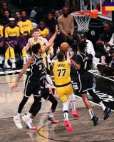 The Los Angeles Lakers' recent game against the Brooklyn Nets ended in a disappointing loss, with the final score being 108-111. This defeat marked the Lakers' second consecutive loss, and it was evident that the team struggled to find their rhythm. Despite having talented players like Luka Doncic, who achieved a triple-double with 22 points, 12 rebounds, and 12 assists, the Lakers were unable to secure a victory.