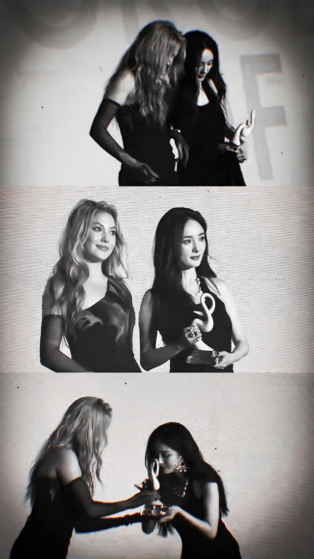 Eileen Gu Presents Yang Mi with Annual Fashion Leader Award